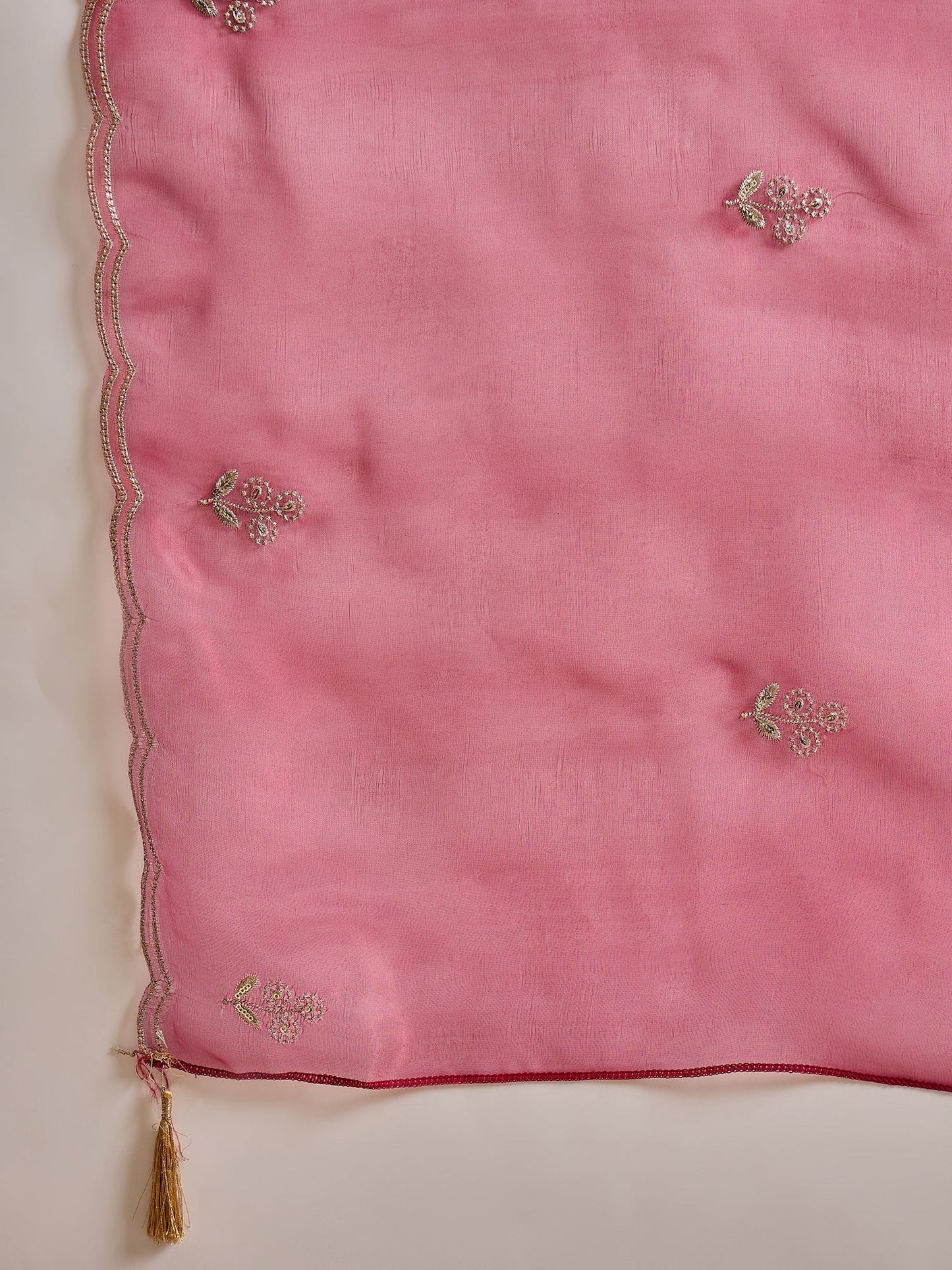 Riwaayat Women Kurta and Pant Dupatta Sets Silk Blend Fabrics with Embroidery - FitVibe Fashion