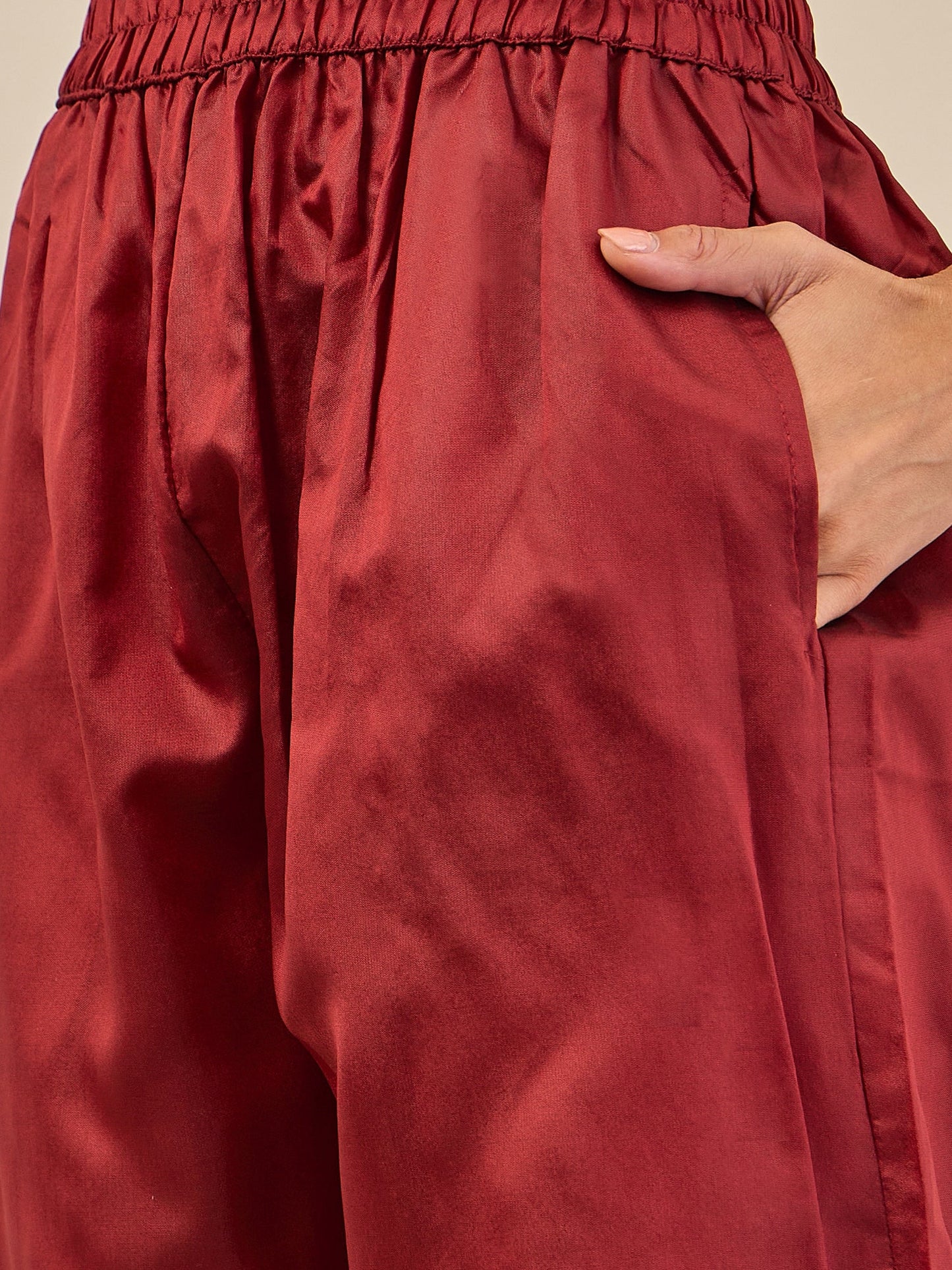 Gulnaar Cotton Silk Kurta Set with Banarasi Minakari Dupatta Zari Work Ready to Wear Elegance - FitVibe Fashion