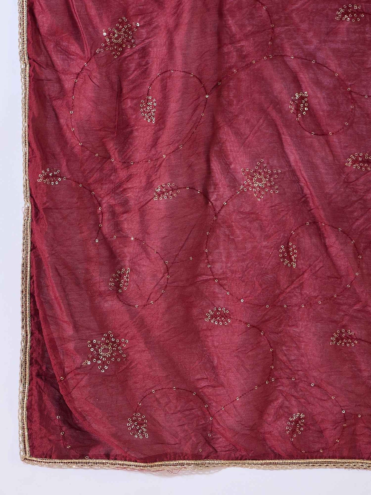 Aarohi peach Women Kurta and Pant Sets Silk Blend Fabric