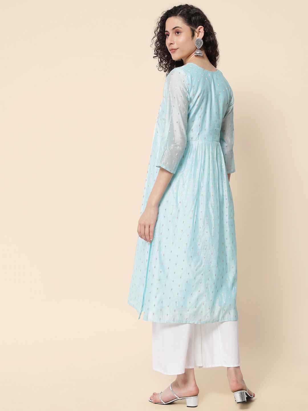 Anaya Women Chanderi Modal Butti kurta