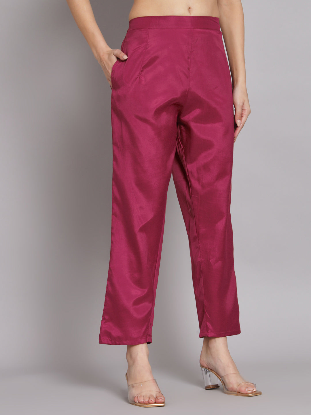 Kurta and Trouser Duppata Set Chanderi Modal Butti - FitVibe Fashion