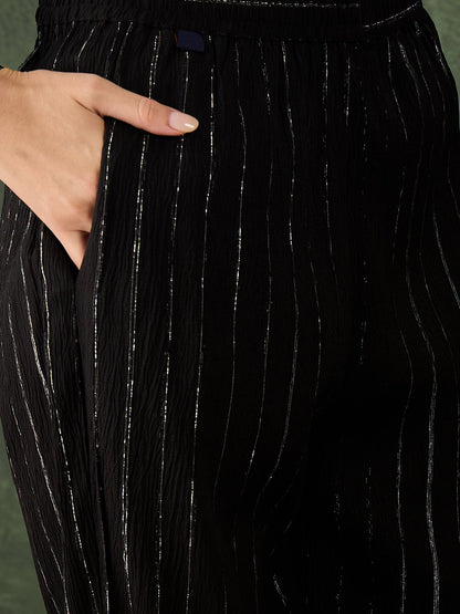 Samara Women's Office, Festive Wear Silk Blend Straight Kurta & Pant, Co-ord Set - FitVibe Fashion