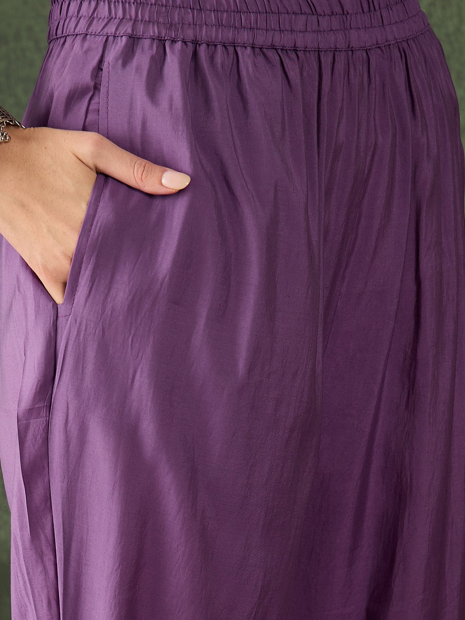 Mahi Solid Floral Embroidered Straight Fit Kurta with Pant & Dupatta - FitVibe Fashion