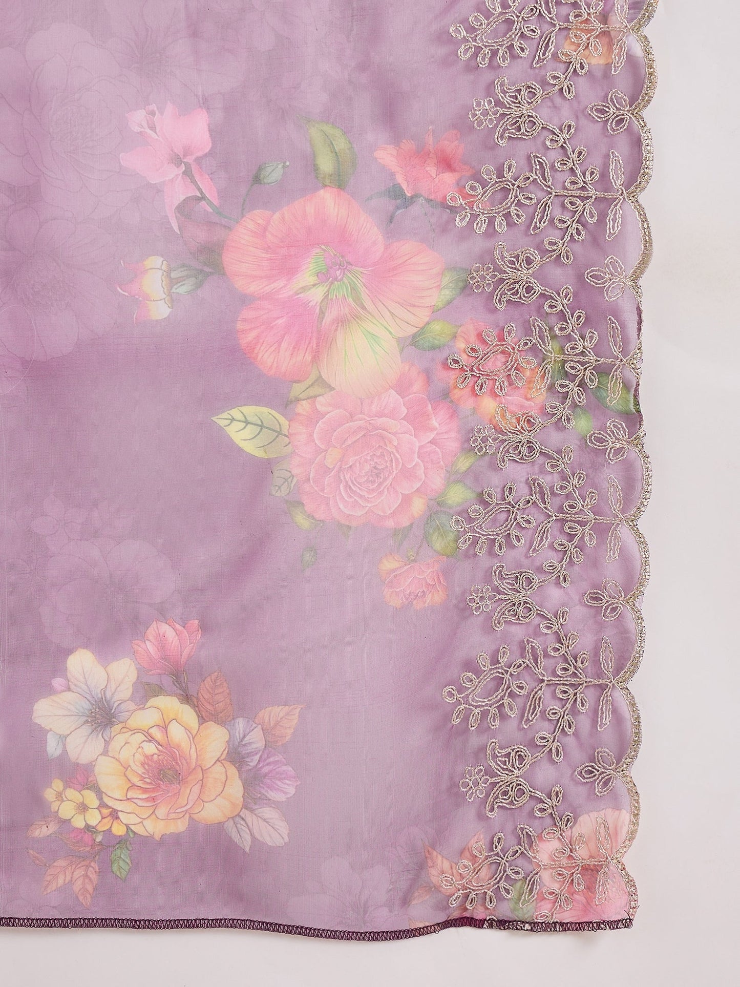 Suhani Purple Silk Blend Women Ethnic Suit Sets - FitVibe Fashion