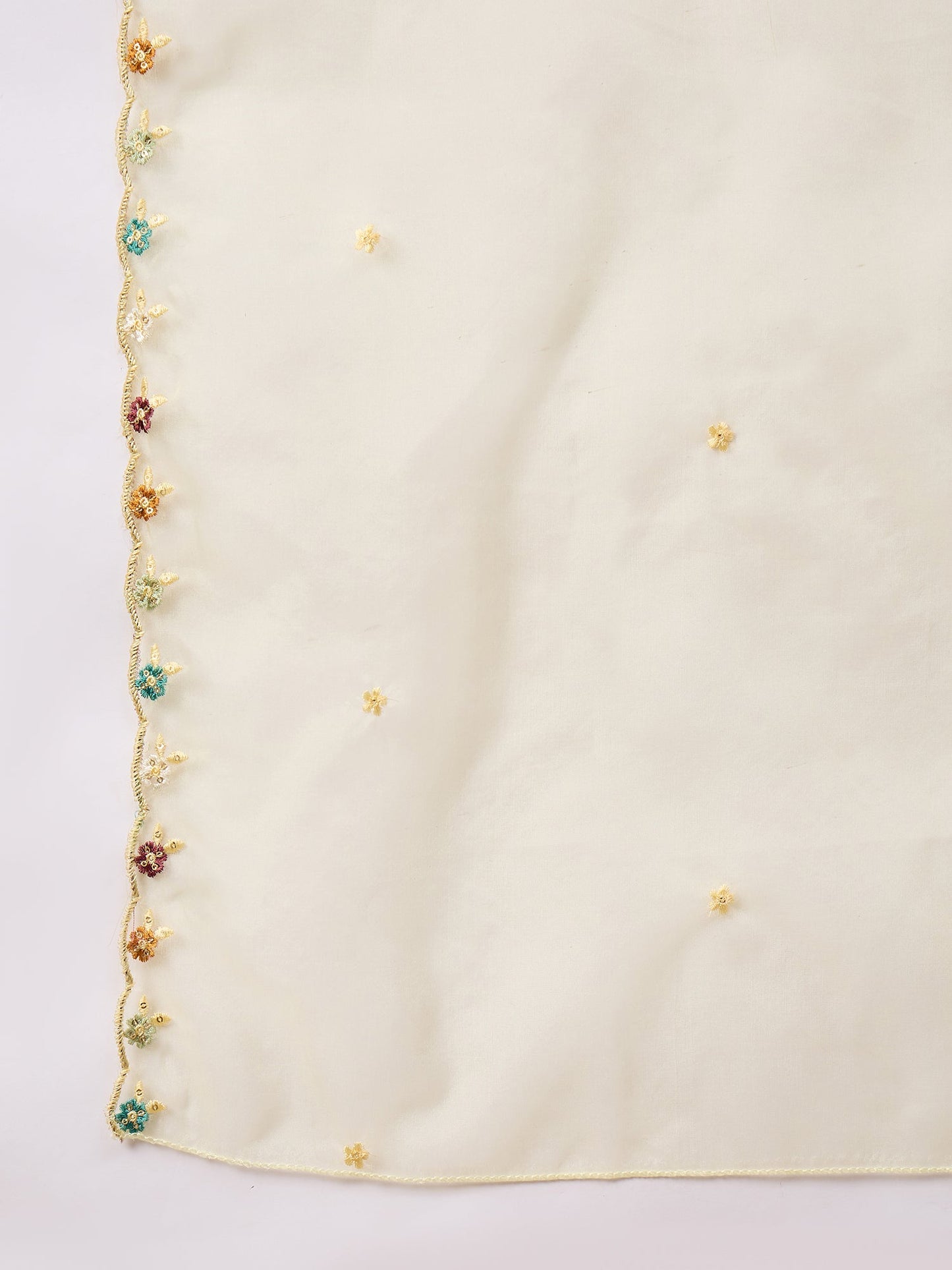 Panetar Yellow Women Silk Blend Kurta and Trousers Pant Set - FitVibe Fashion