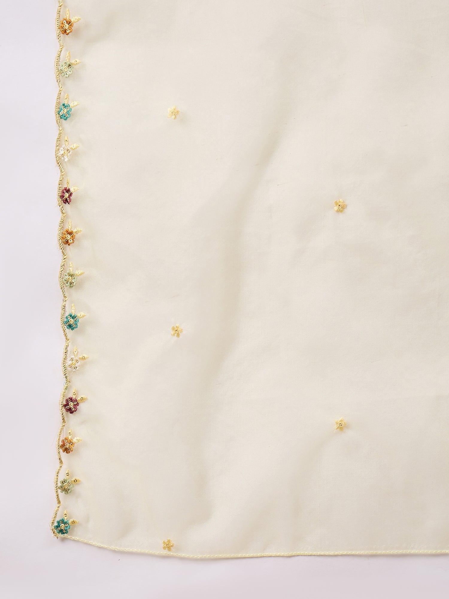 Panetar Yellow Women Silk Blend Kurta and Trousers Pant Set - FitVibe Fashion