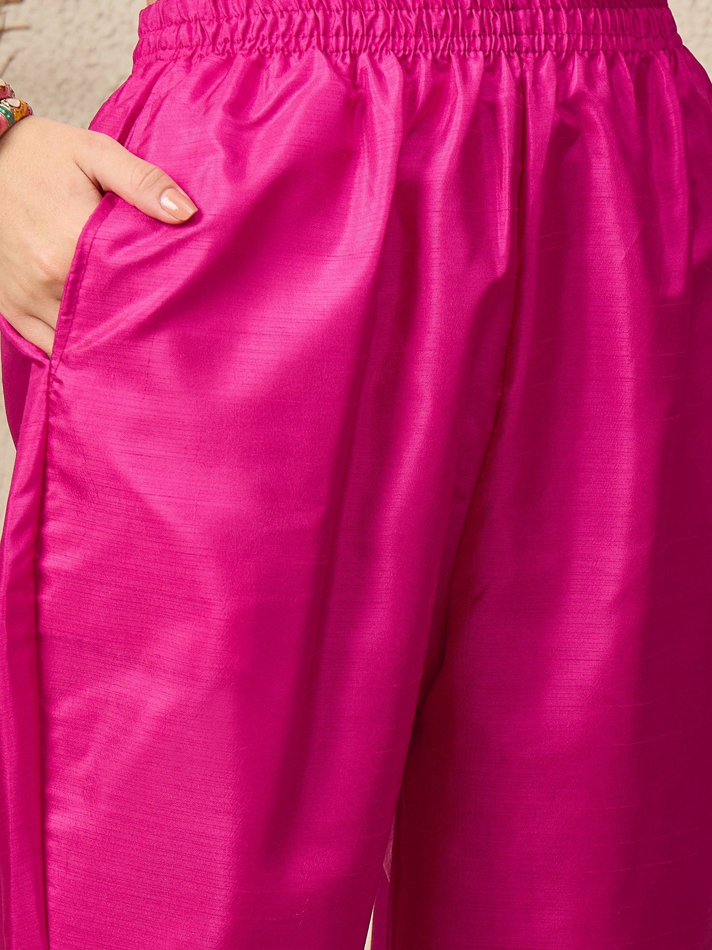 Lavanya Cotton Silk Kurta Set Elegant Embroidered Ready to Wear Outfit with Dupatta - FitVibe Fashion