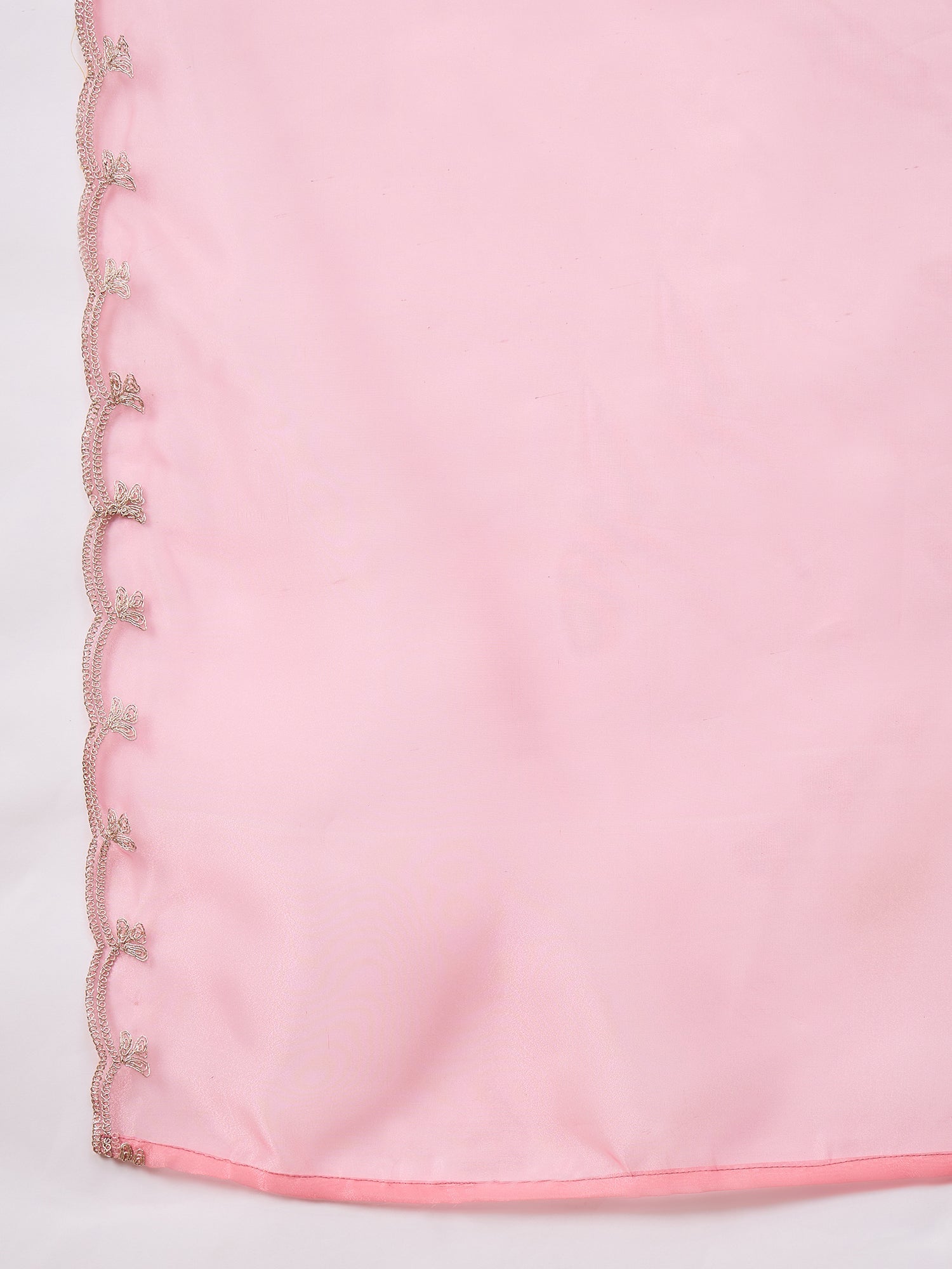 Saanwari Peach Silk Blend Calf Length Embroidered Straight Suit Set - FitVibe Fashion