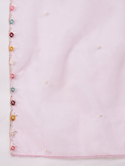 Nazaakat Lavender Women Silk Blend Kurta and Trousers Pant Set - FitVibe Fashion