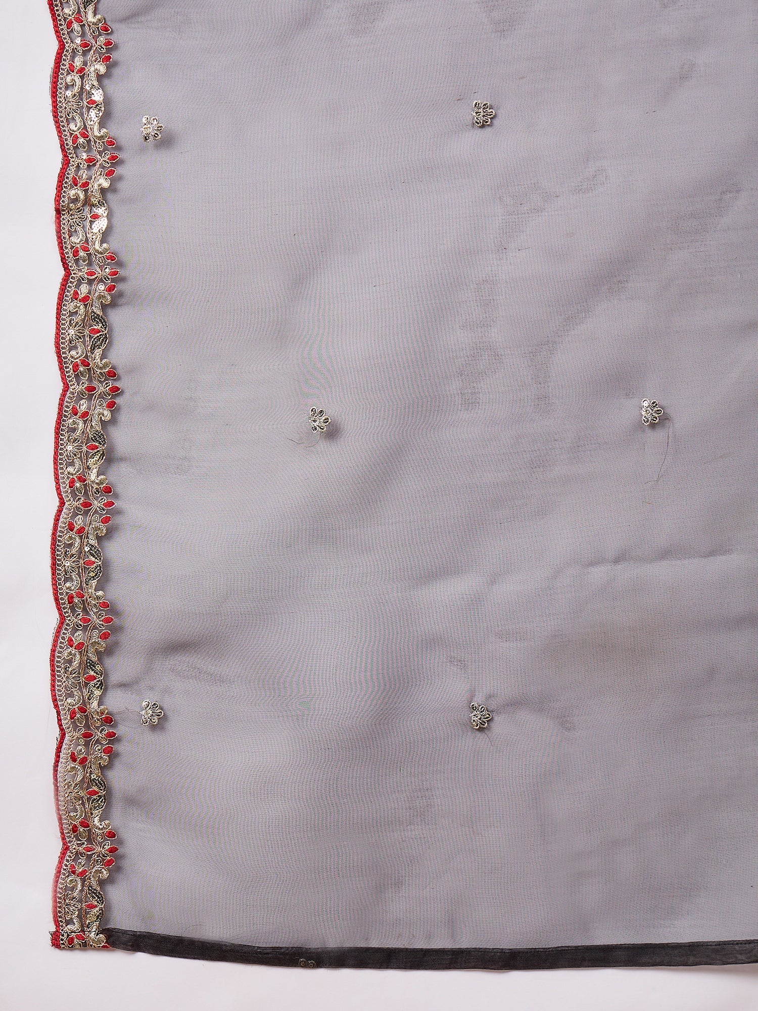 RangRiti Black Yoke Design Silk Blend Straight Suit With Dupatta - FitVibe Fashion