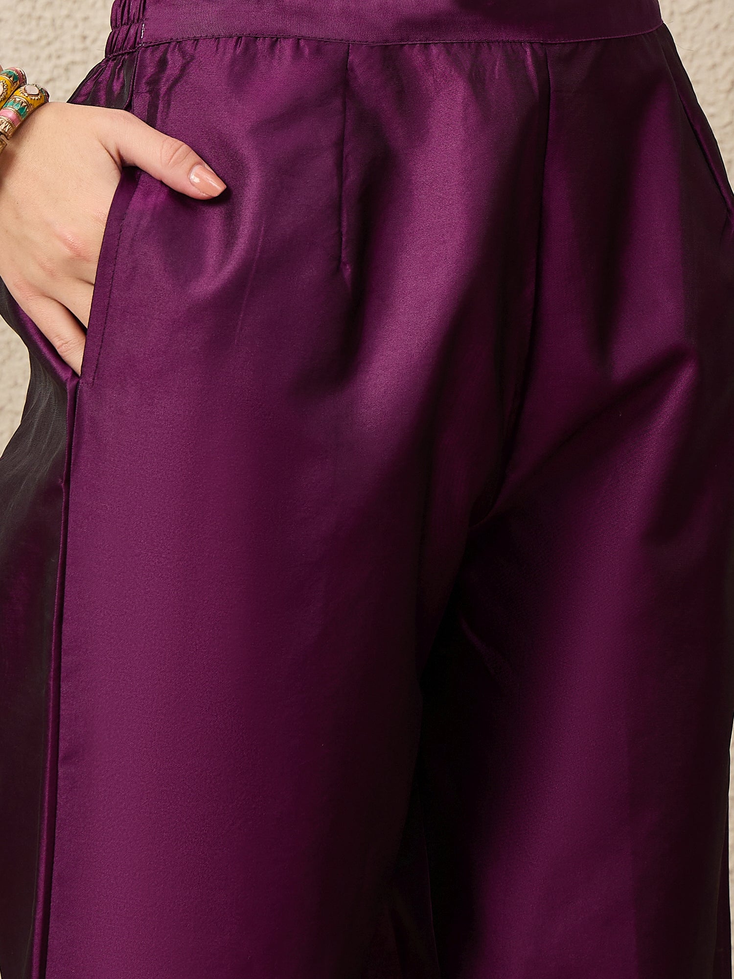 Divyaa Elegant Cotton Silk Kurta Set with Zari Work Ready to Wear Ethnic Outfit for Women - FitVibe Fashion