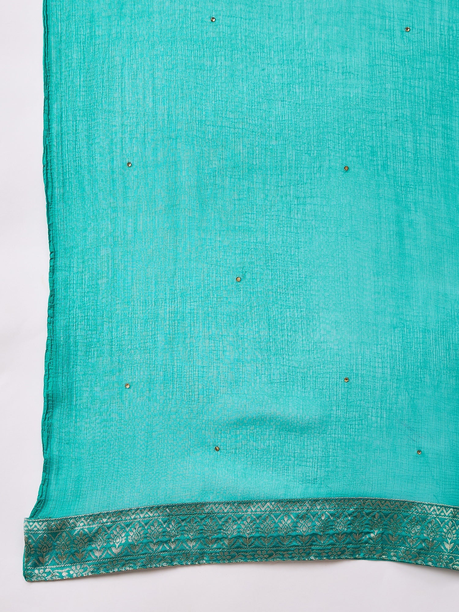 JashnVibe Rama Women Cotton Silk Blend Straight Suit Set with Handwork - FitVibe Fashion