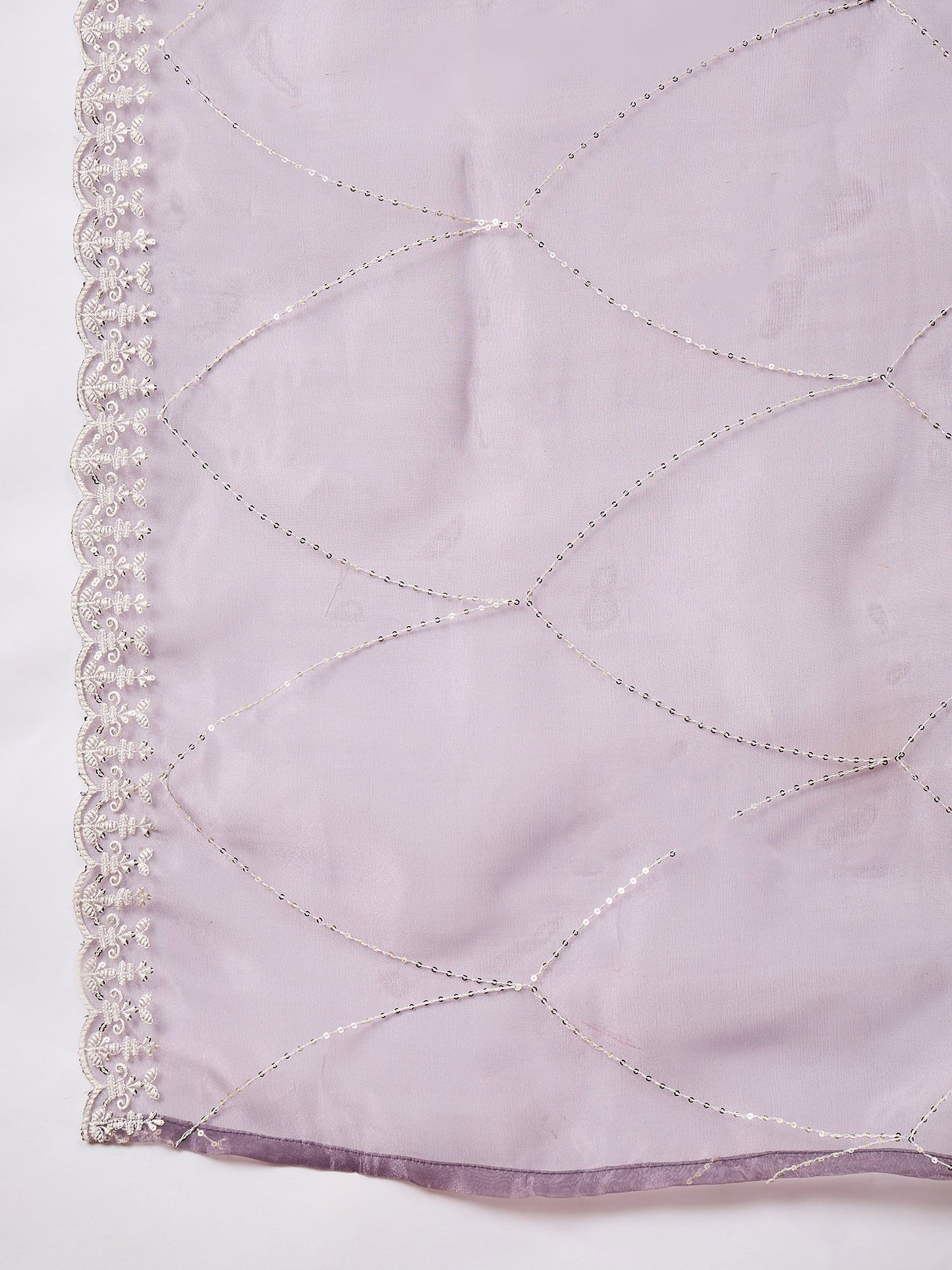 Saanjh Mauve Silk Blend Calf Length Embroidered Straight Suit Set - FitVibe Fashion