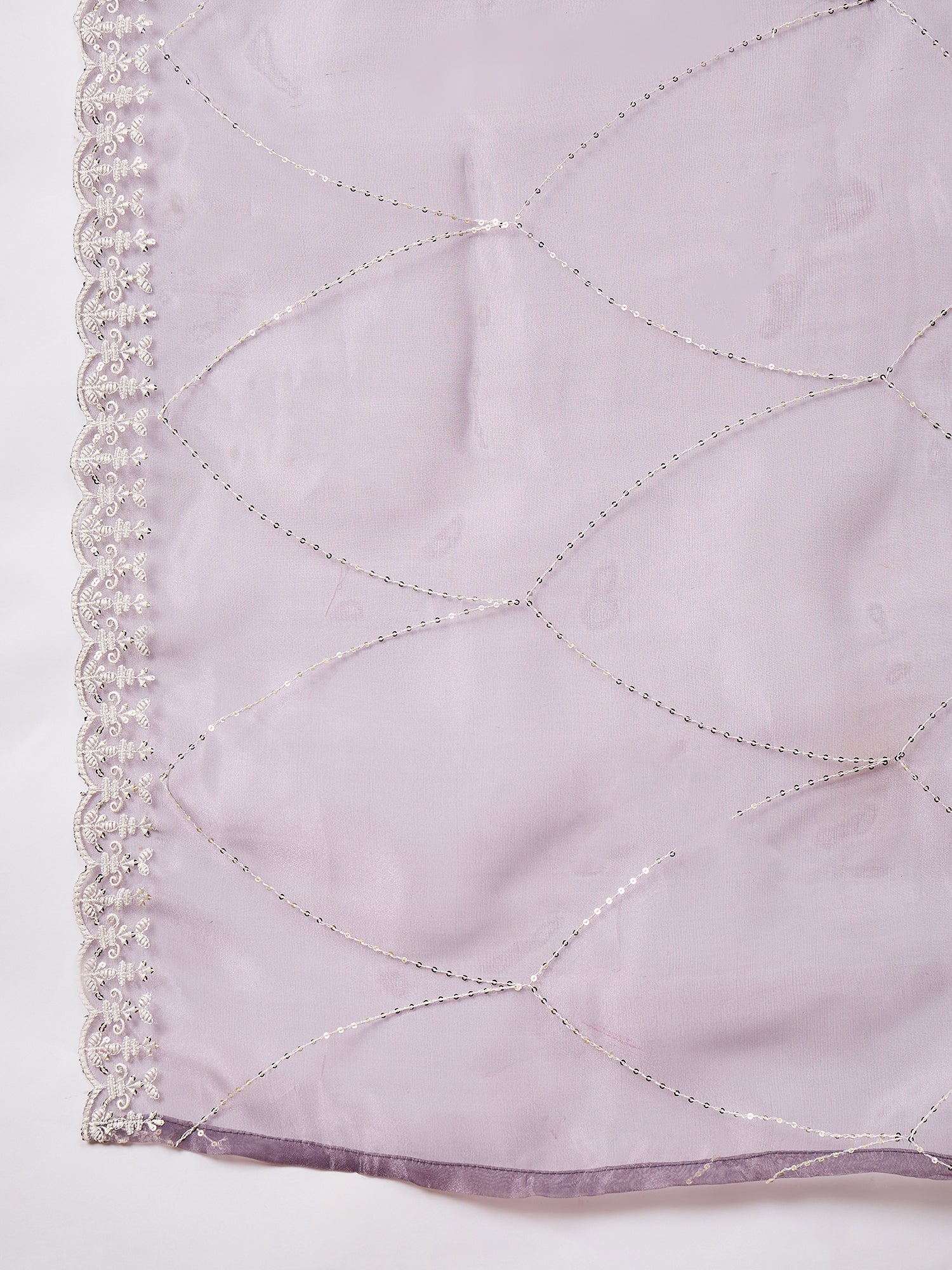 Saanjh Mauve Silk Blend Calf Length Embroidered Straight Suit Set - FitVibe Fashion