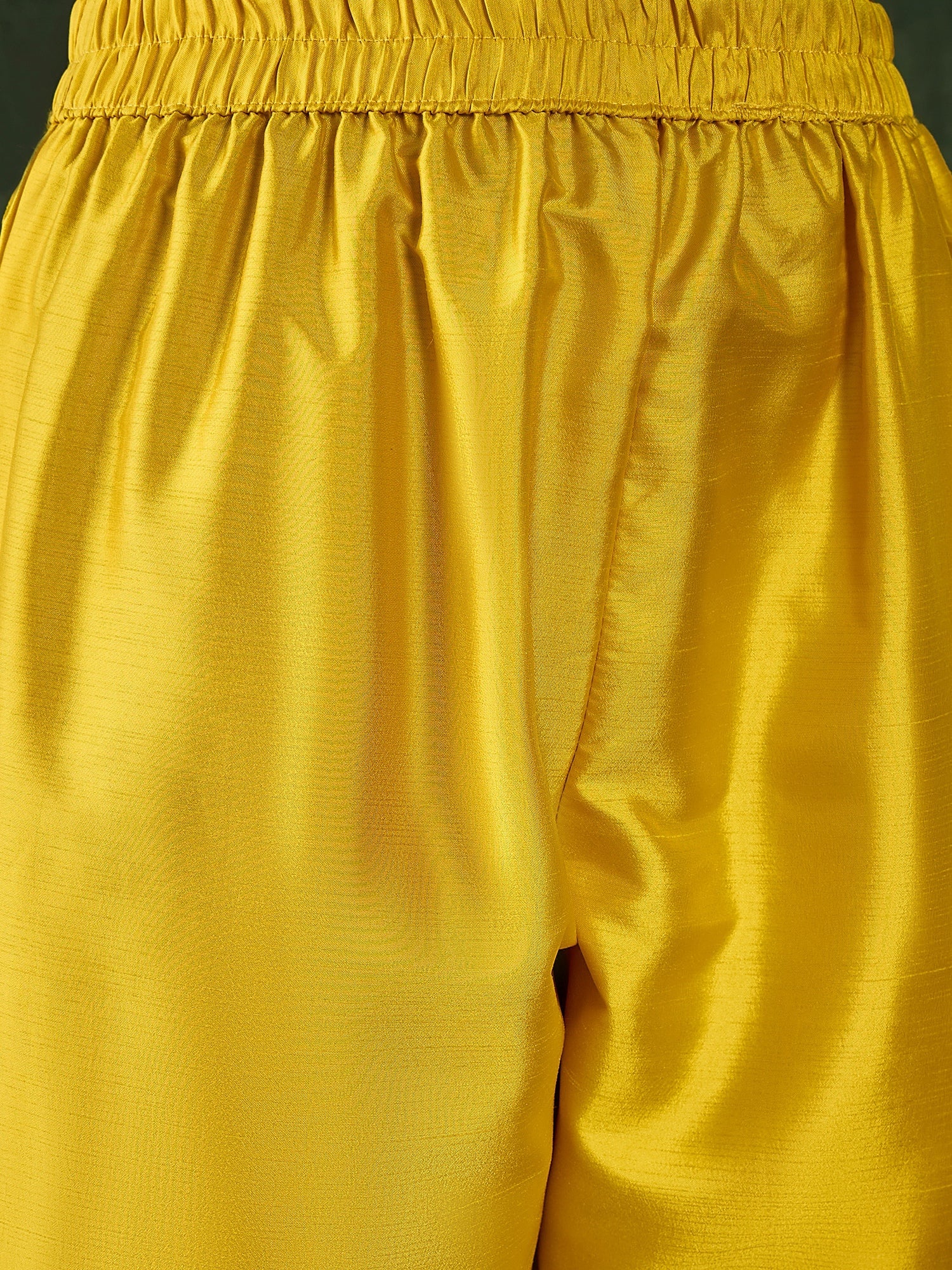 Saumya Women's Embroidered Silk Blend Calf Length Straight Kurta Trouser with Dupatta Set - FitVibe Fashion