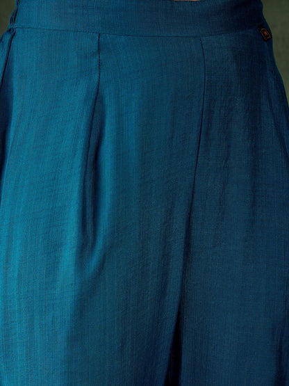 Zarika Women Kurta and Pant Dupatta Sets Viscose Rayon Fabrics with Embroidery Handwork - FitVibe Fashion