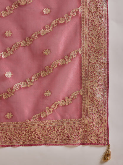 Zarika Women Kurta and Pant Dupatta Sets Viscose Rayon Fabrics with Embroidery Handwork - FitVibe Fashion