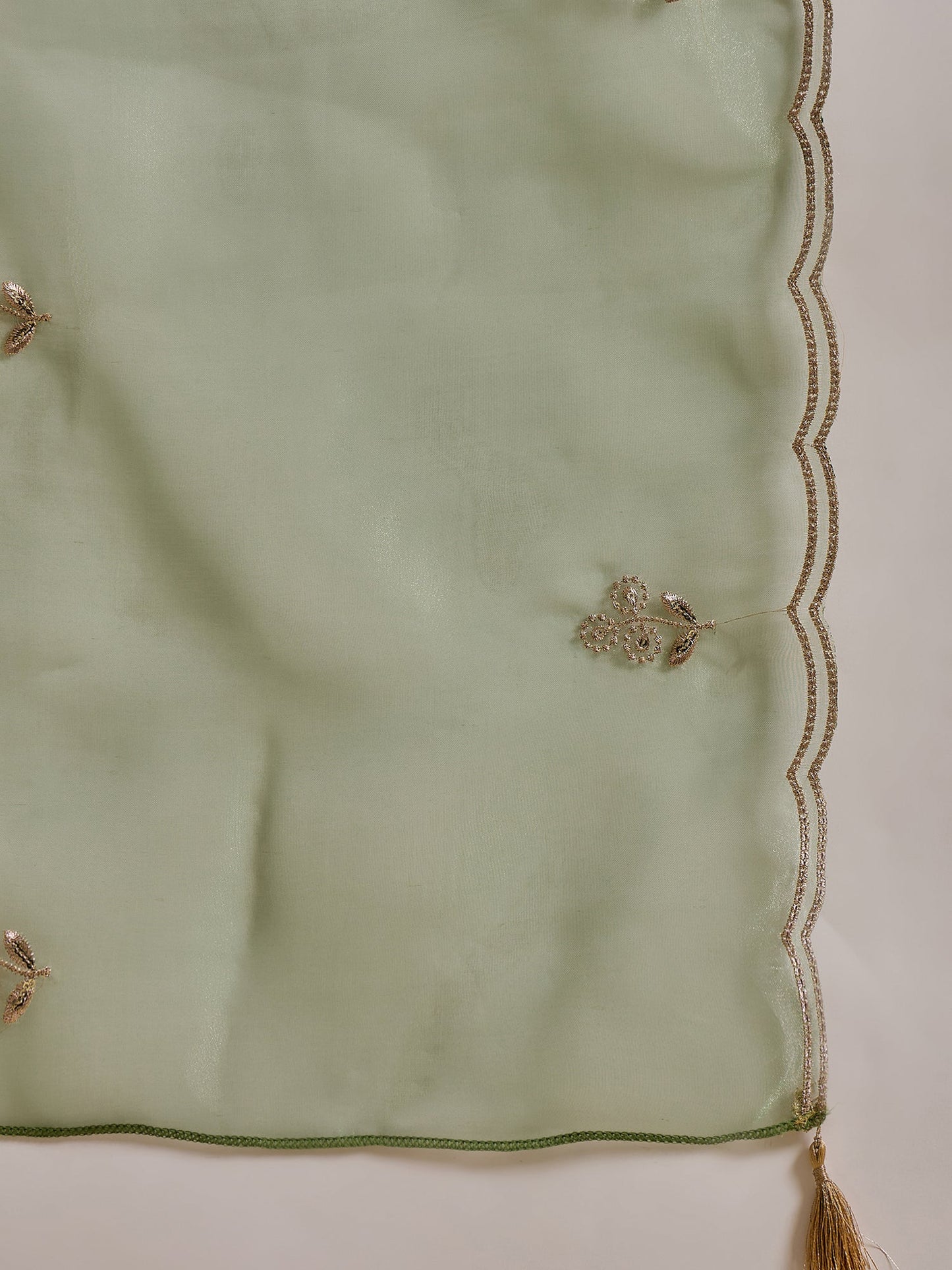 Riwaayat Women Kurta and Pant Dupatta Sets Silk Blend Fabrics with Embroidery - FitVibe Fashion