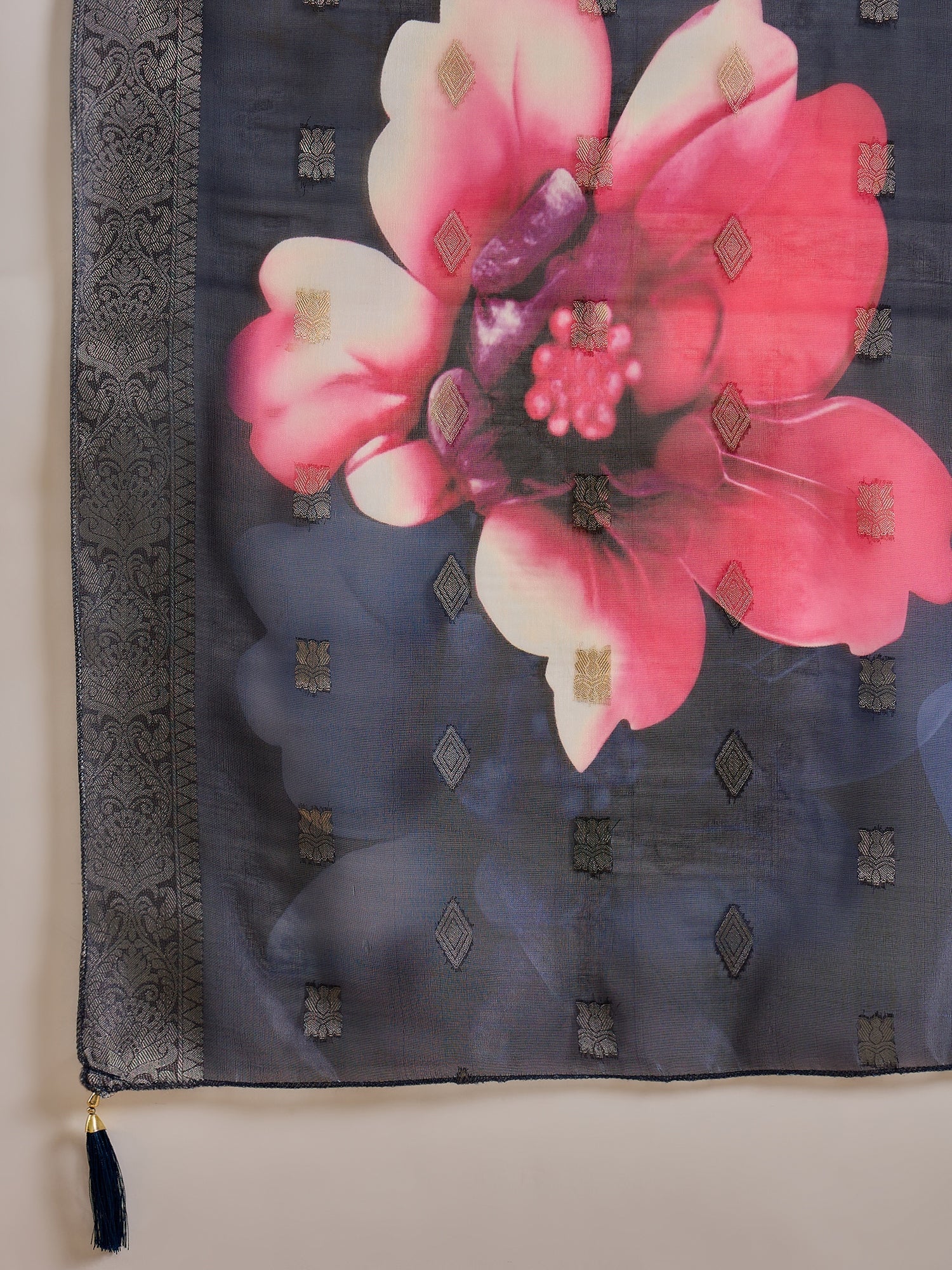 Devanshi Viscose Roman Silk Calf Length Kurta Set Dupatta - FitVibe Fashion