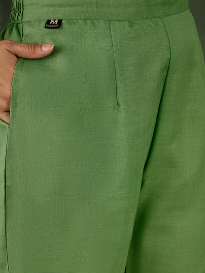 Sanskruta Women's Embroidered Cotton Kurta Pant Set with Dupatta - FitVibe Fashion