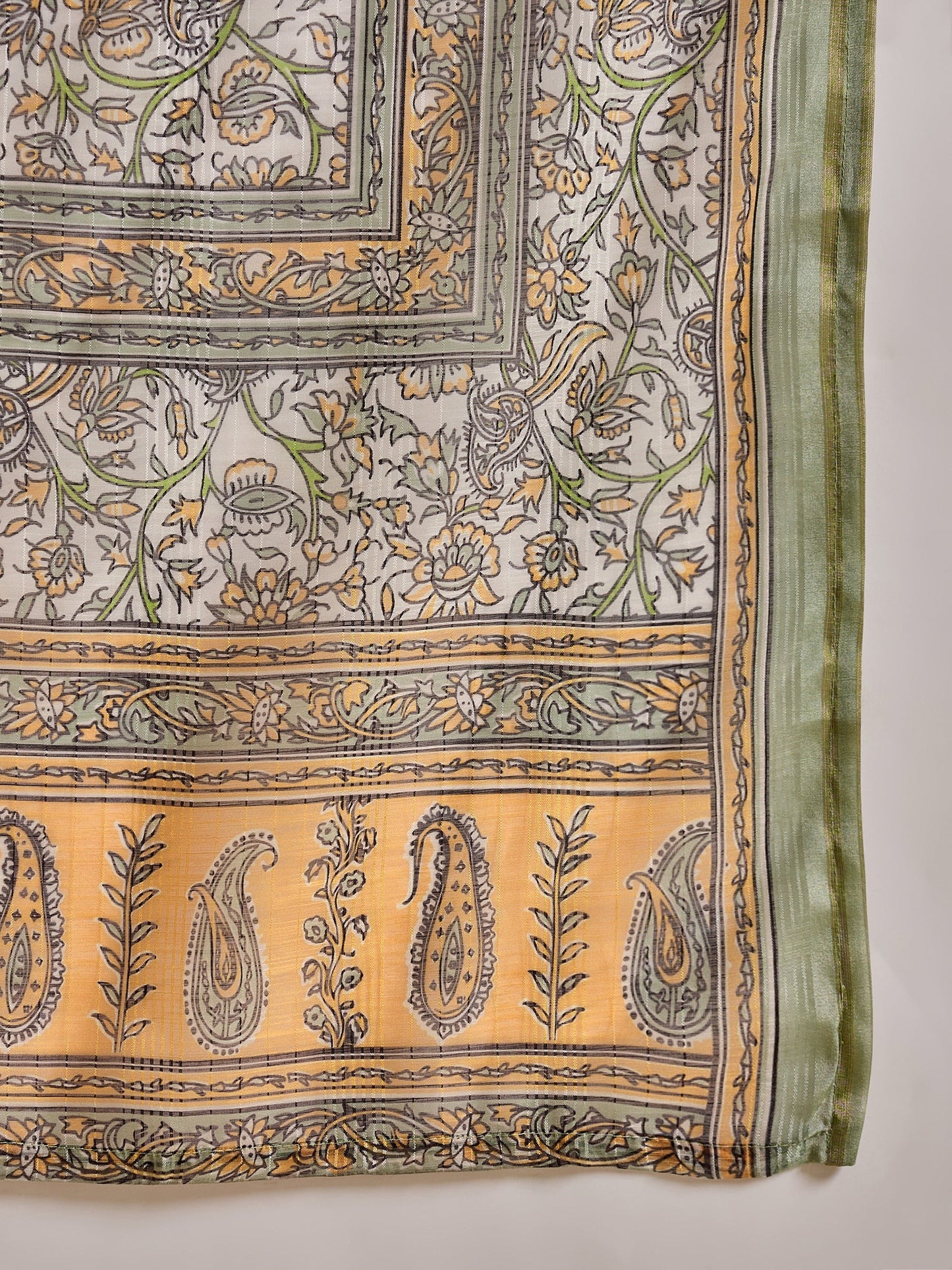 Malika Women Silk Blend Kurta Pant Dupatta Set - FitVibe Fashion