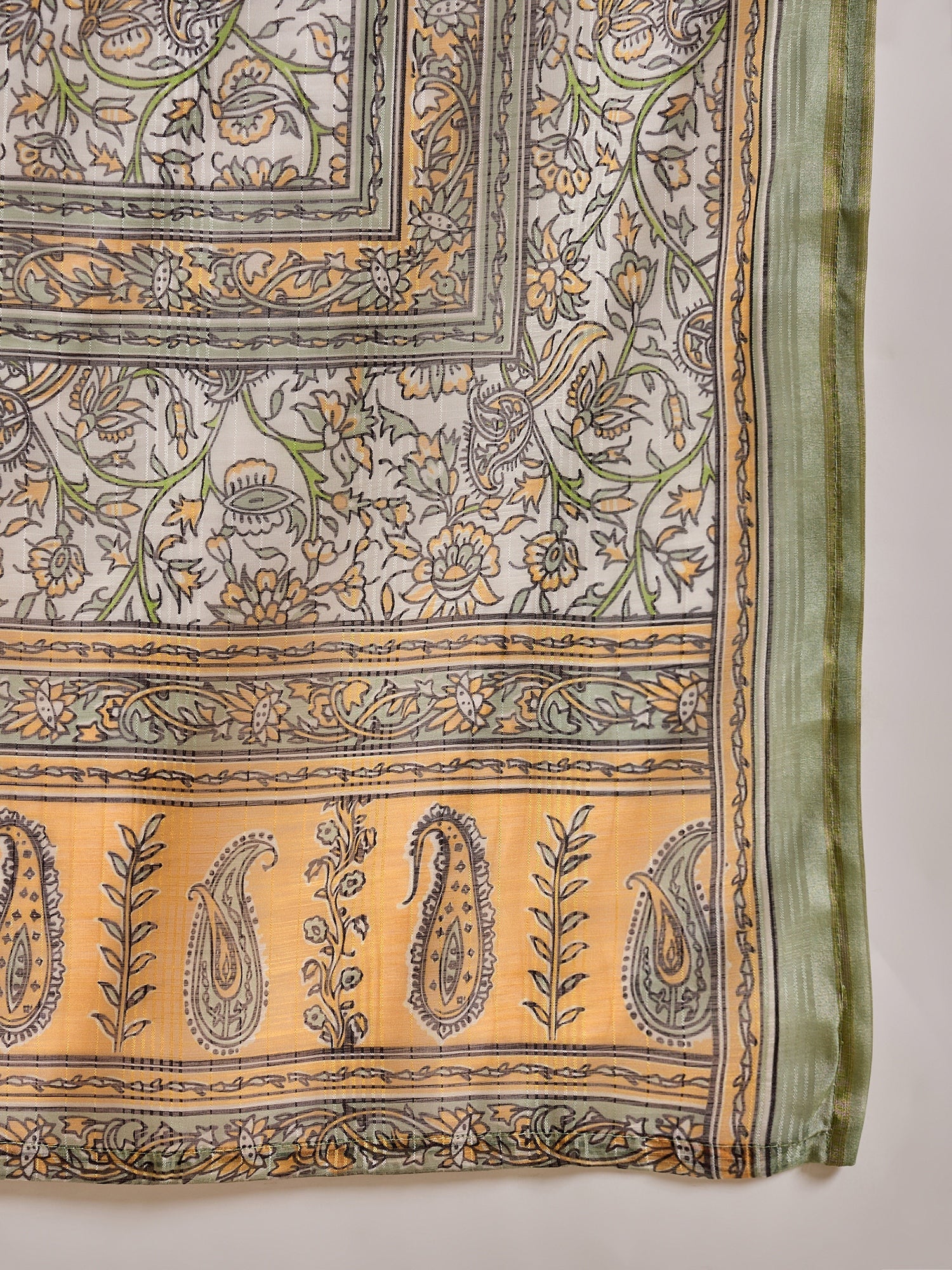 Malika Women Silk Blend Kurta Pant Dupatta Set - FitVibe Fashion