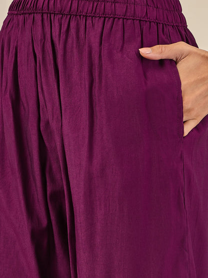 Yamini Women's Ready to Wear Viscose Rayon Silk Kurta Set Lightweight Soft Stylish Ethnic Outfit - FitVibe Fashion