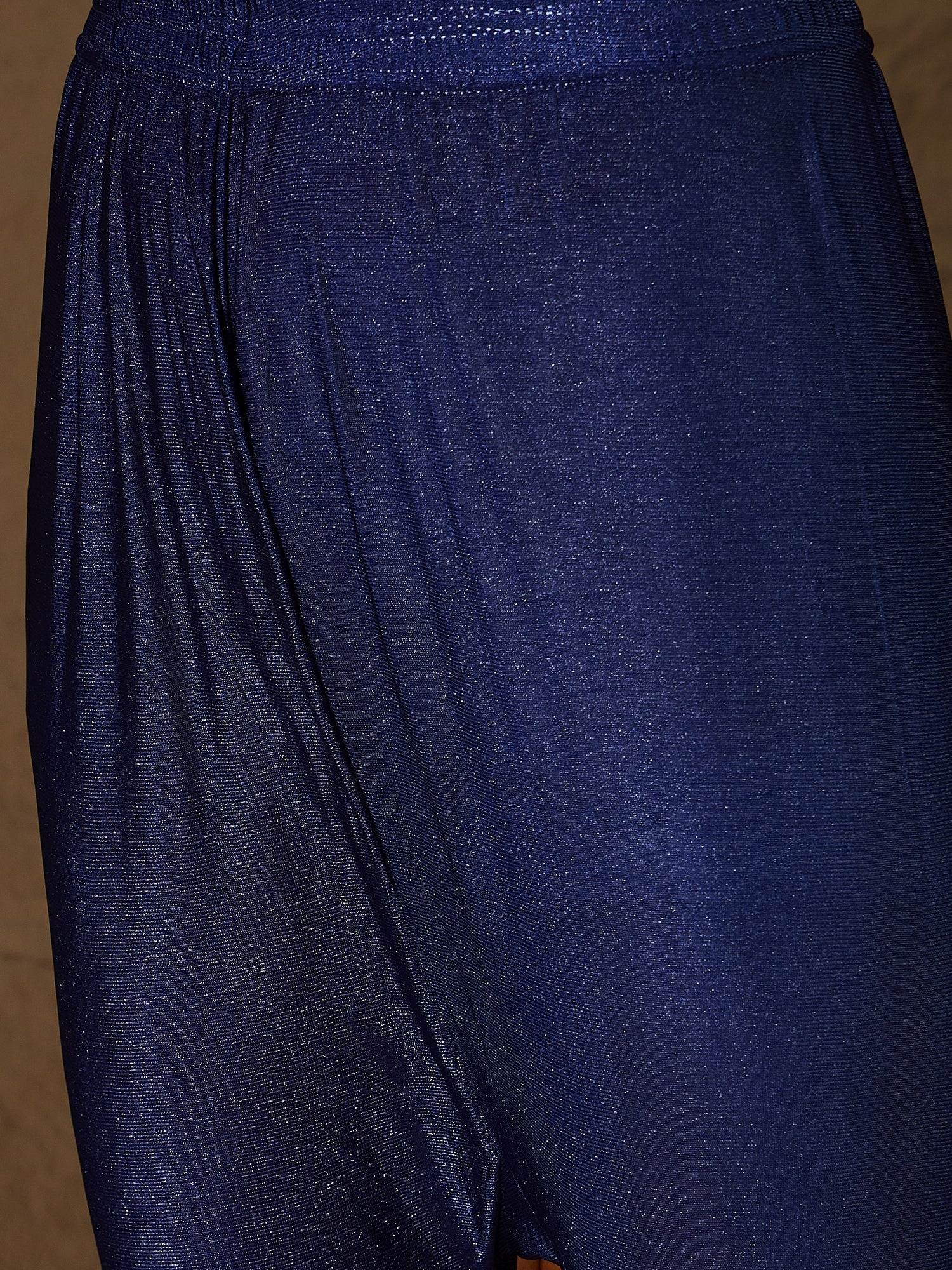 Neelangi Blue Women Kurta and Leggings Duppata Set Chanderi Modal Butti - FitVibe Fashion