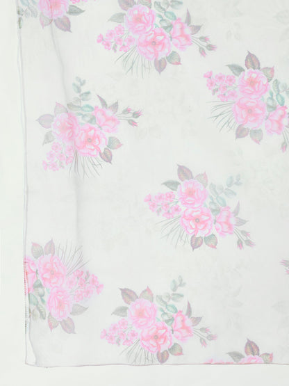 Neelangi Off white Women Kurta and Leggings Duppata Set Chanderi Modal Butti - FitVibe Fashion