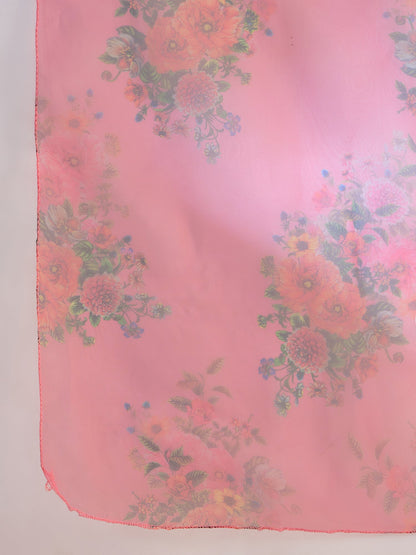 Neelangi Pink Women Kurta and Leggings Duppata Set Chanderi Modal Butti - FitVibe Fashion