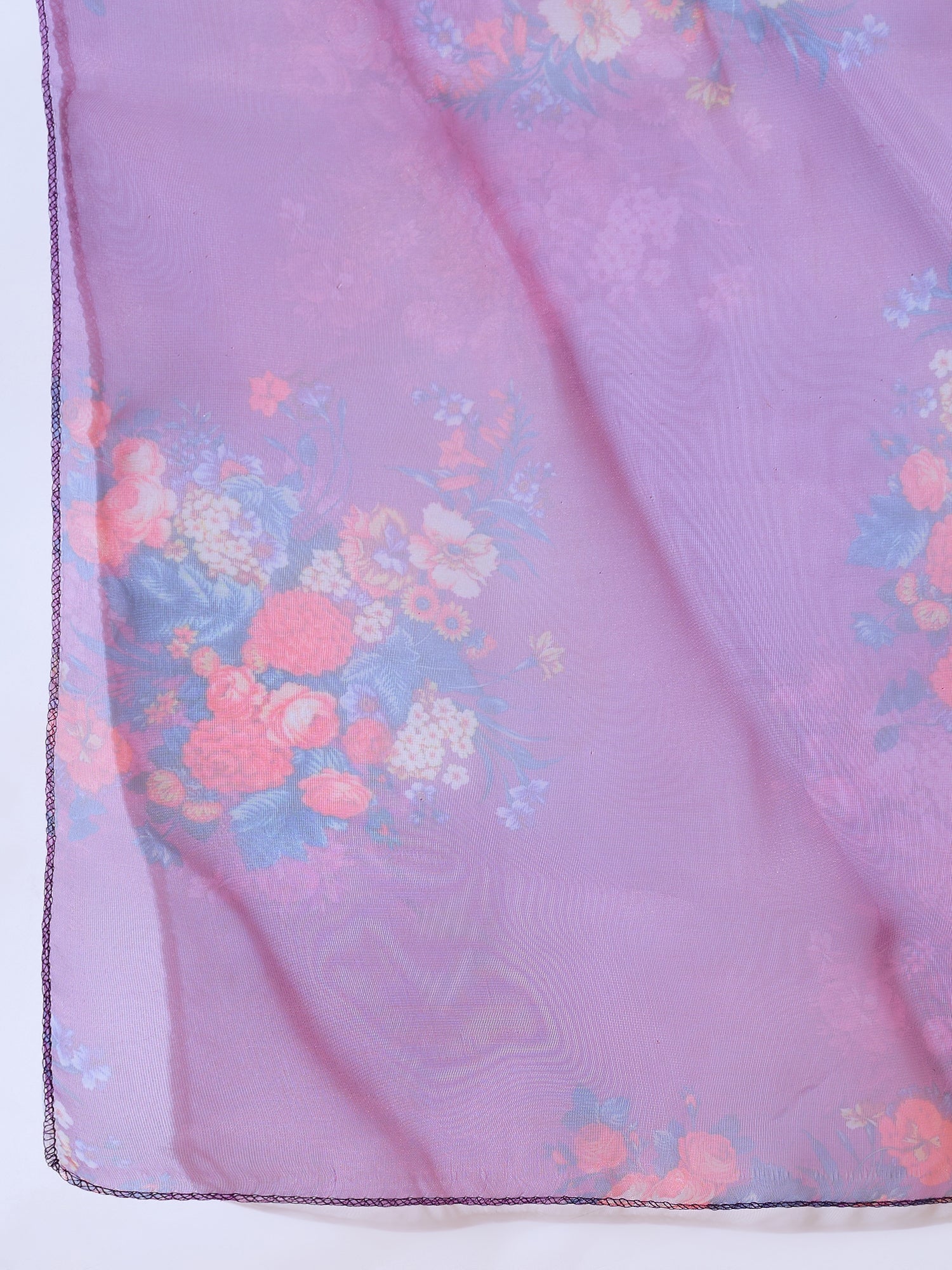 Neelangi Purple Women Kurta and Leggings Duppata Set Chanderi Modal Butti - FitVibe Fashion