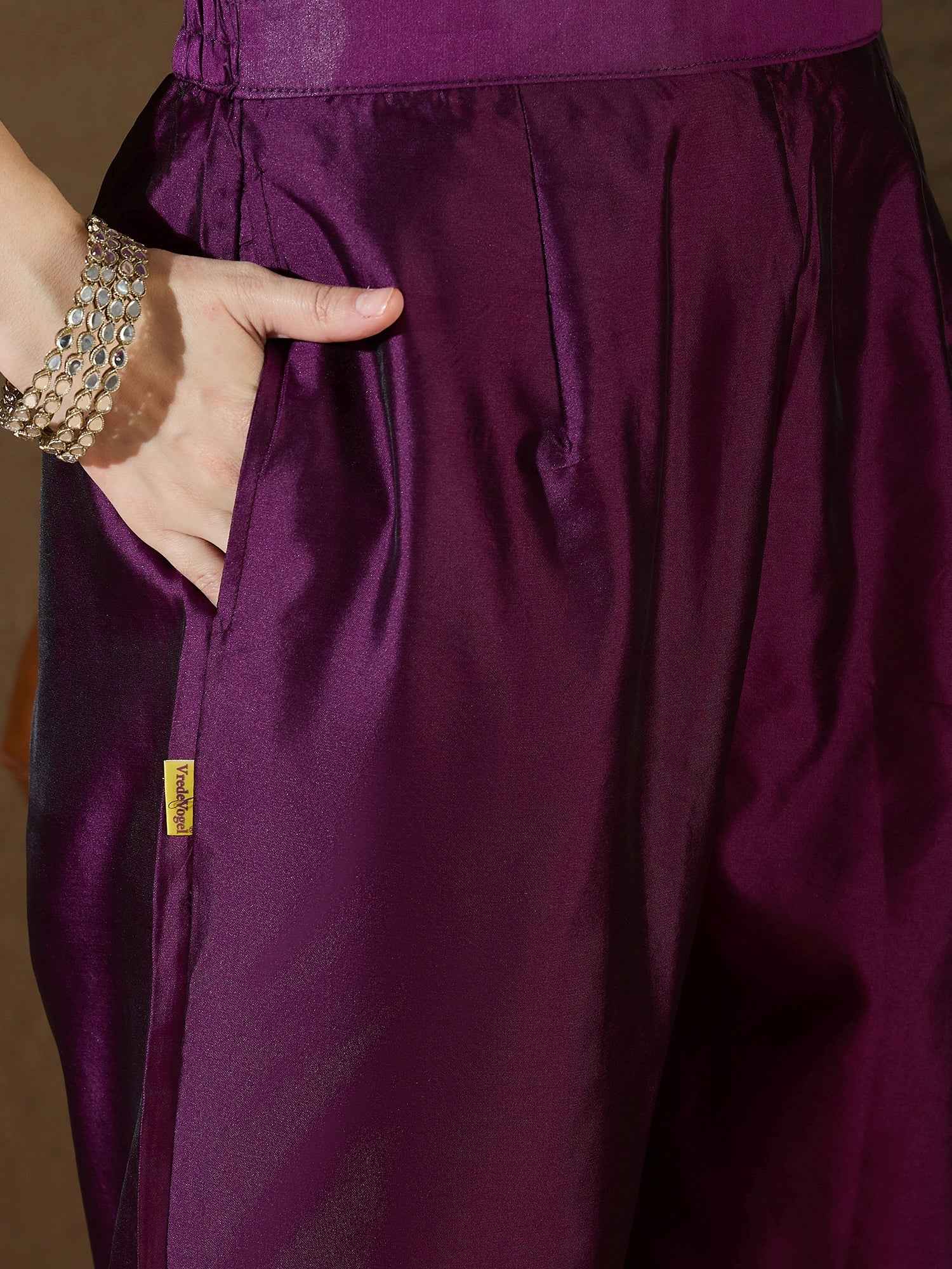 Aangan Ethnic Kurta with Trousers & Dupatta Set