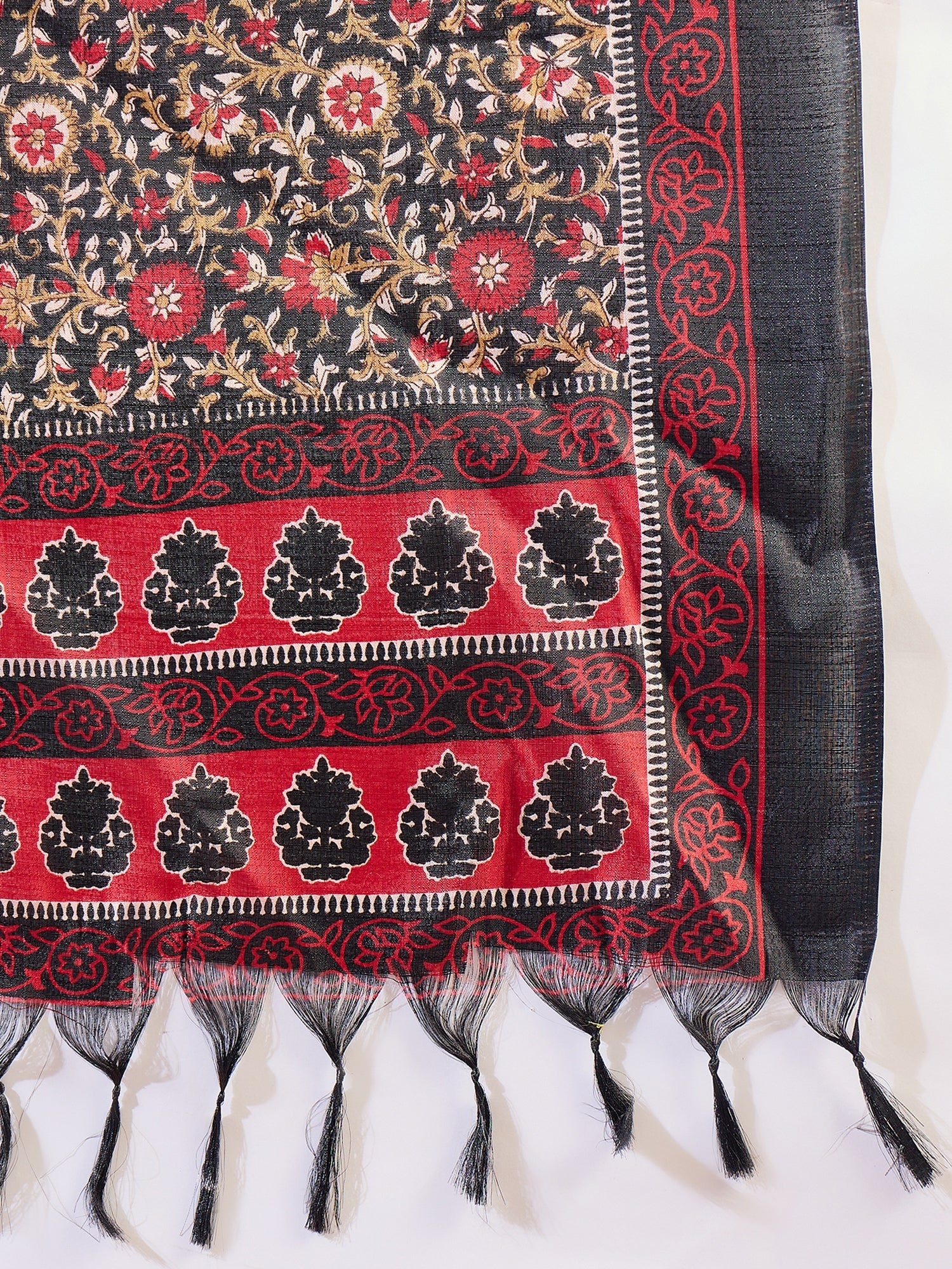 Devira Embroidered Silk Blend Calf Length Straight Kurta Trouser with Dupatta Set - FitVibe Fashion