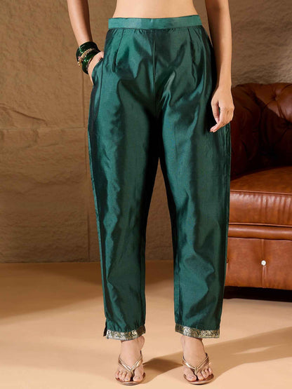 Aangan Ethnic Kurta with Trousers & Dupatta Set