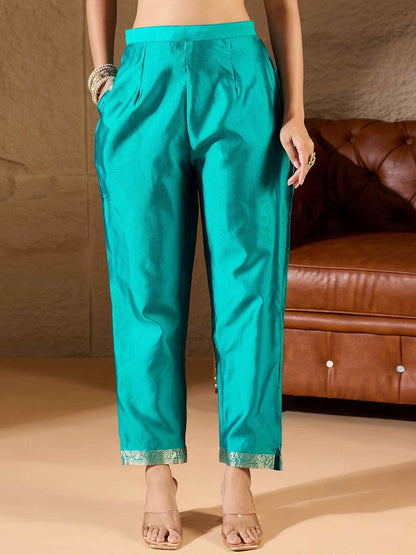 Aangan Ethnic Kurta with Trousers & Dupatta Set