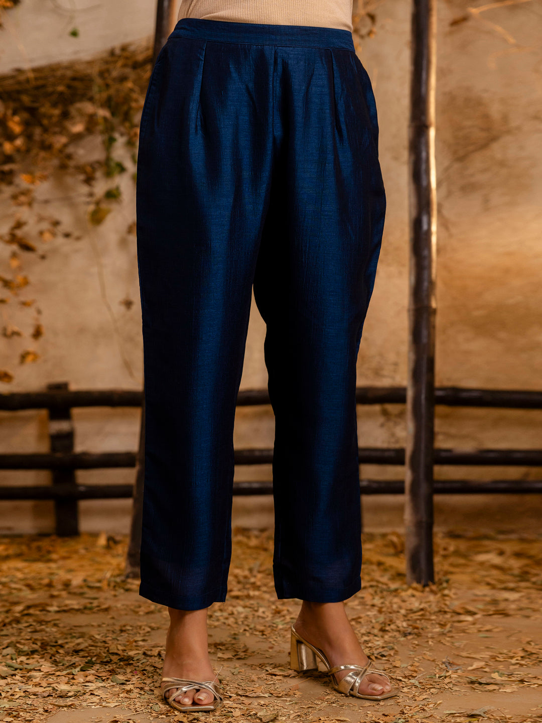 Deepali Viscose Roman Silk Calf Length Kurta Set Dupatta - FitVibe Fashion