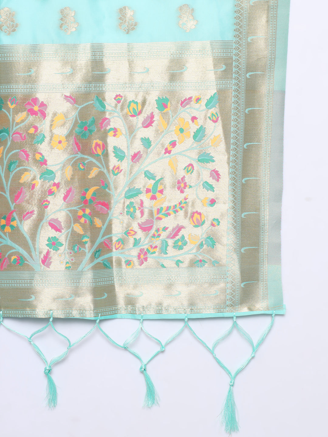 Cotton Silk Jacquard Kurta Pant With Banarasi Silk dupatta