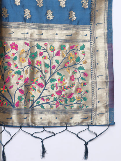 Cotton Silk Jacquard Kurta Pant With Banarasi Silk dupatta - FitVibe Fashion