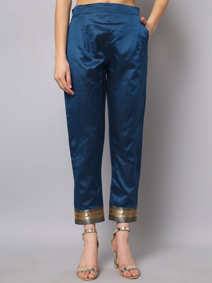 Cotton Silk Jacquard Kurta Pant With Banarasi Silk dupatta - FitVibe Fashion