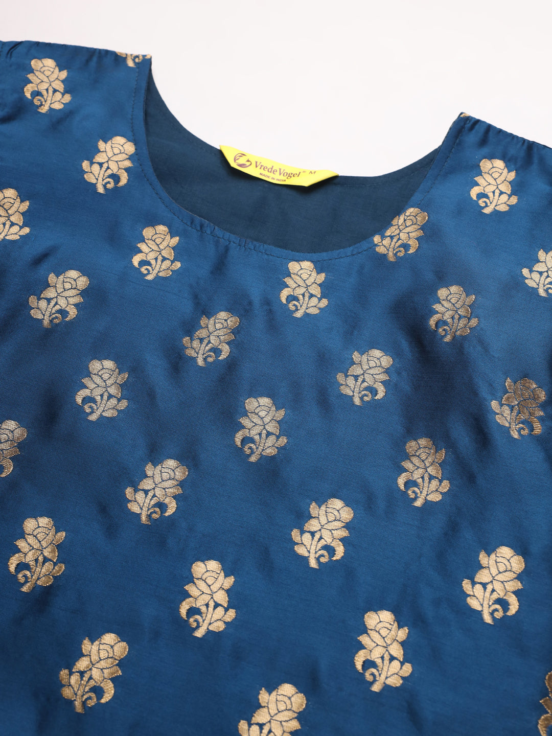 Cotton Silk Jacquard Kurta Pant With Banarasi Silk dupatta - FitVibe Fashion