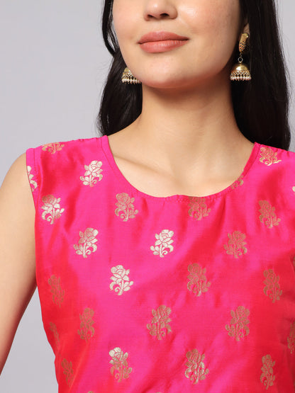 Cotton Silk Jacquard Kurta Pant With Banarasi Silk dupatta - FitVibe Fashion