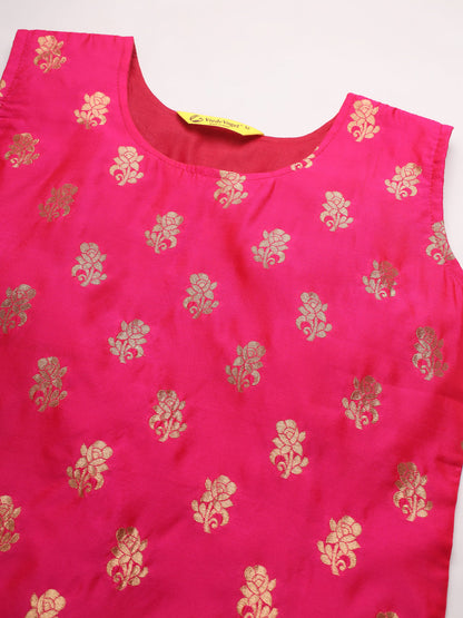 Cotton Silk Jacquard Kurta Pant With Banarasi Silk dupatta - FitVibe Fashion