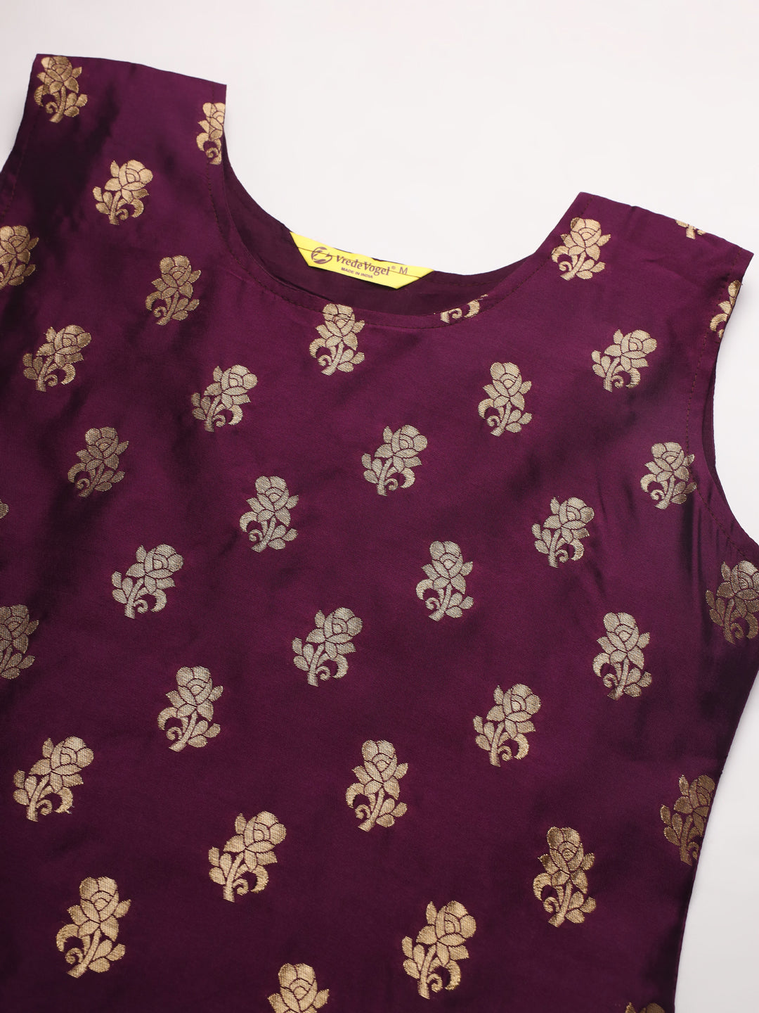 Cotton Silk Jacquard Kurta Pant With Banarasi Silk dupatta - FitVibe Fashion