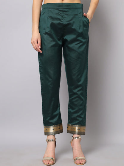 Cotton Silk Jacquard Kurta Pant With Banarasi Silk dupatta - FitVibe Fashion