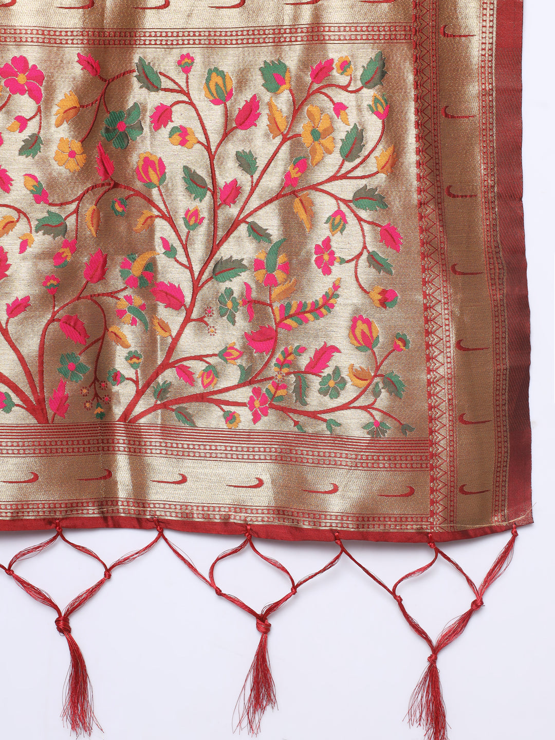 Cotton Silk Jacquard Kurta Pant With Banarasi Silk dupatta - FitVibe Fashion