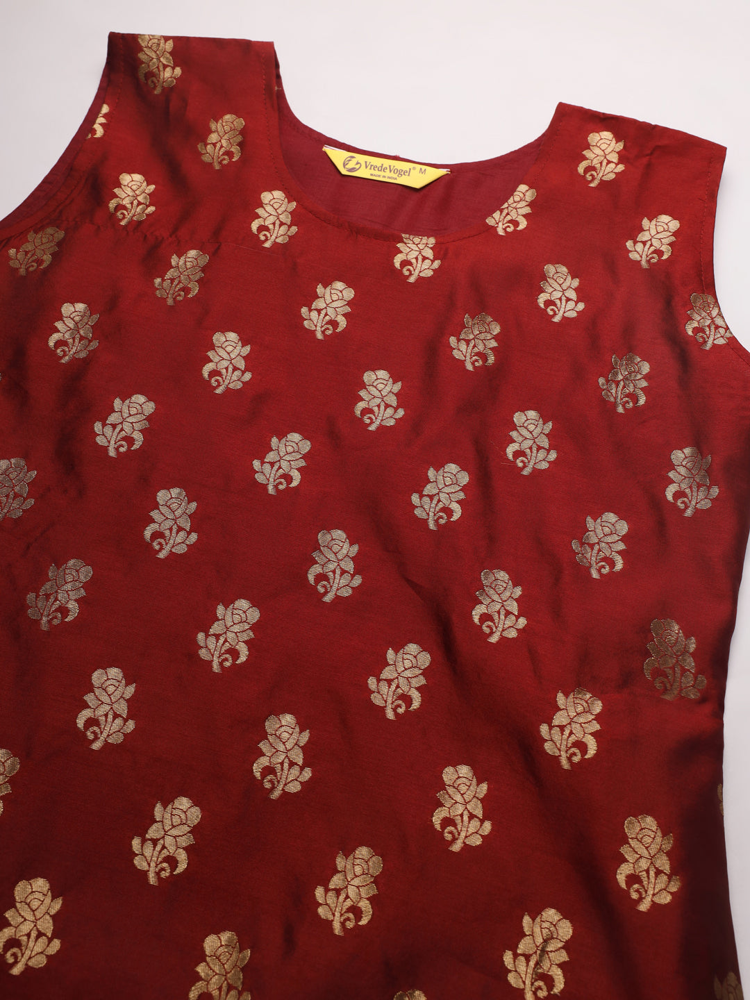 Cotton Silk Jacquard Kurta Pant With Banarasi Silk dupatta - FitVibe Fashion