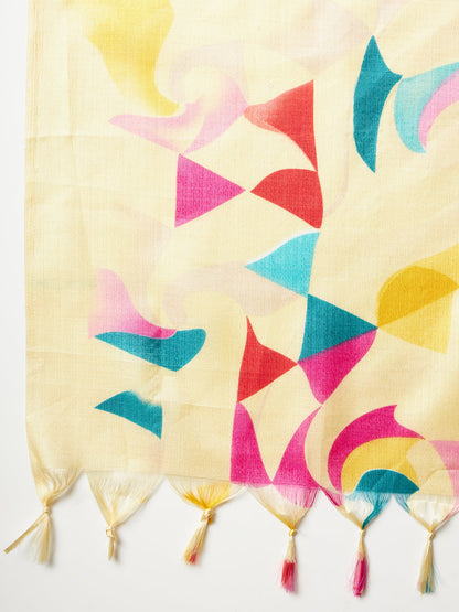 Kriti  Women Kurta and Trouser Duppata Set chanderi modal Butti - FitVibe Fashion