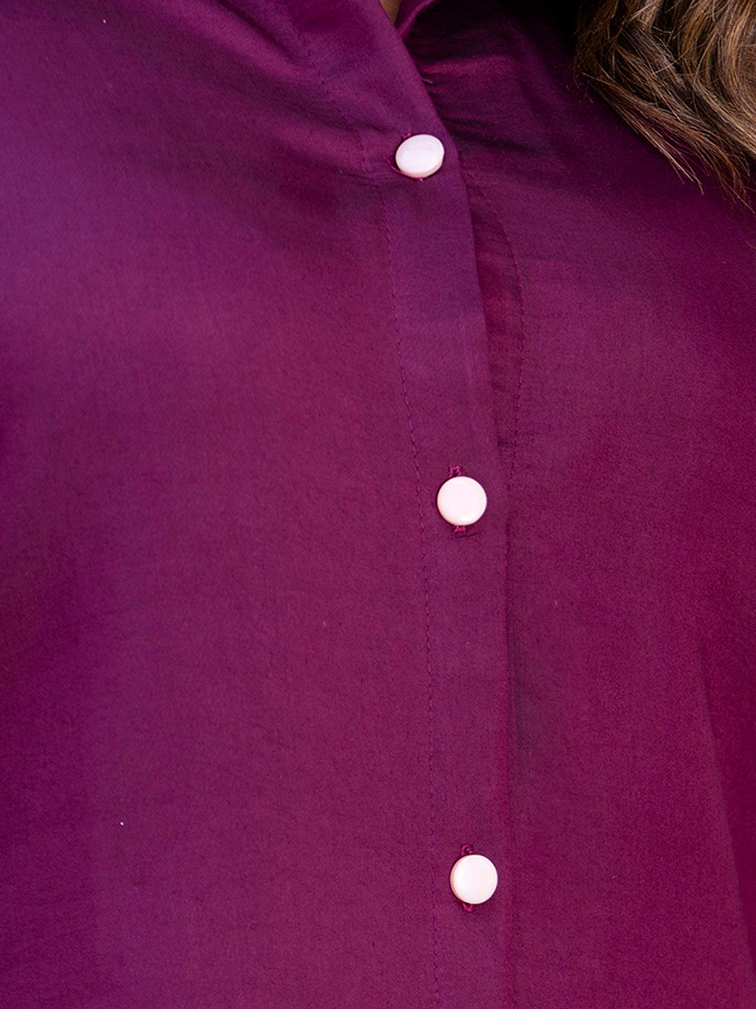 Women Solid Hand Work Embroidered Silk Blend Co-Ords Sets - FitVibe Fashion