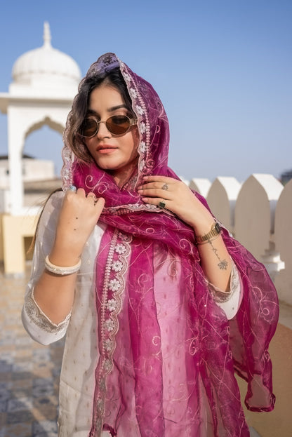 Reshma Chanderi Silk Blend Kurta Set - FitVibe Fashion