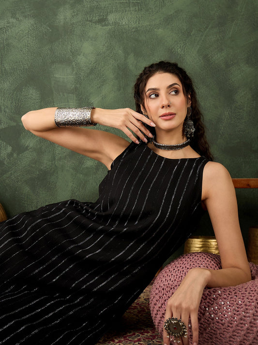 Samara Women's Office, Festive Wear Silk Blend Straight Kurta & Pant, Co-ord Set - FitVibe Fashion